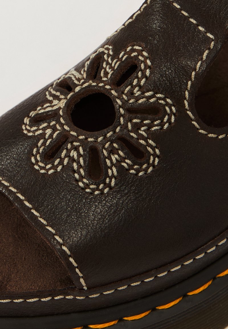 Dr. Martens DUNNET - Sandali con plateau - kelp brown