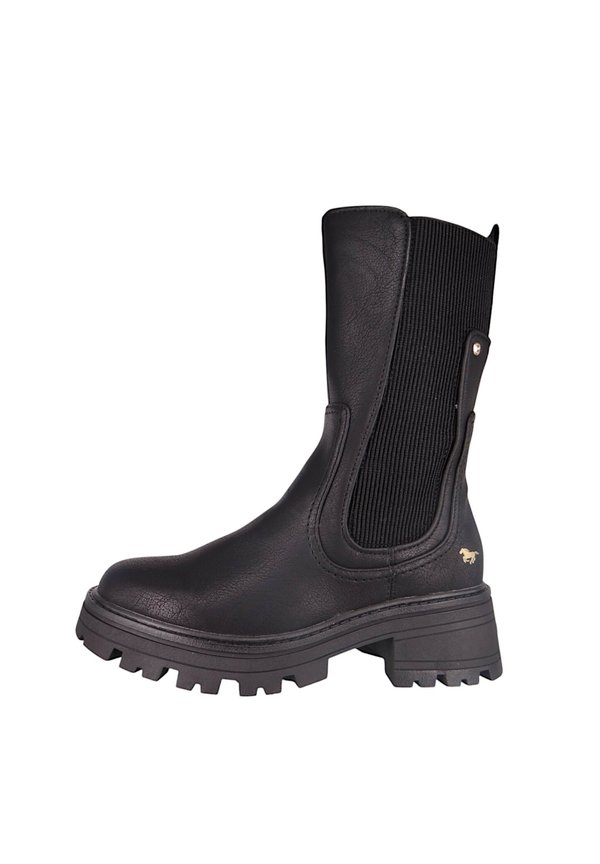 Plateaustiefel - schwarz