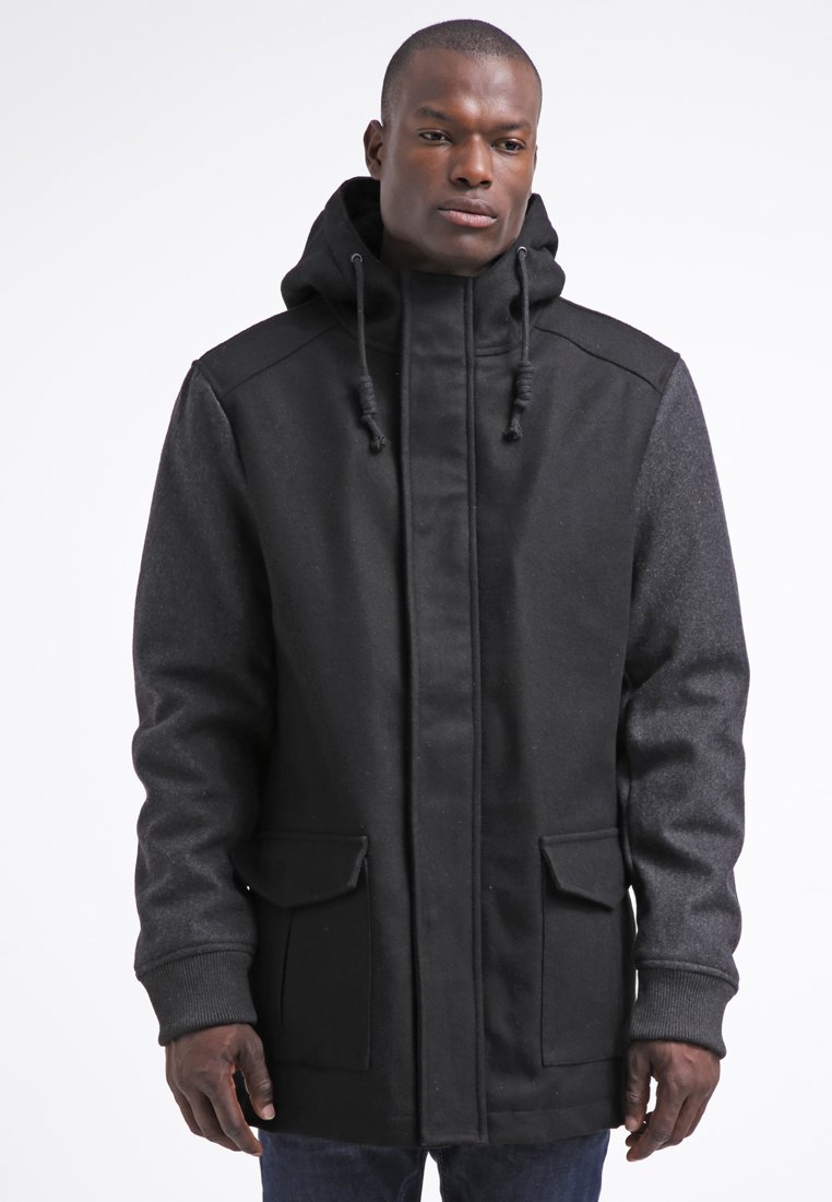 Urban Classics - Manteau court - black/charcoal, Agrandir