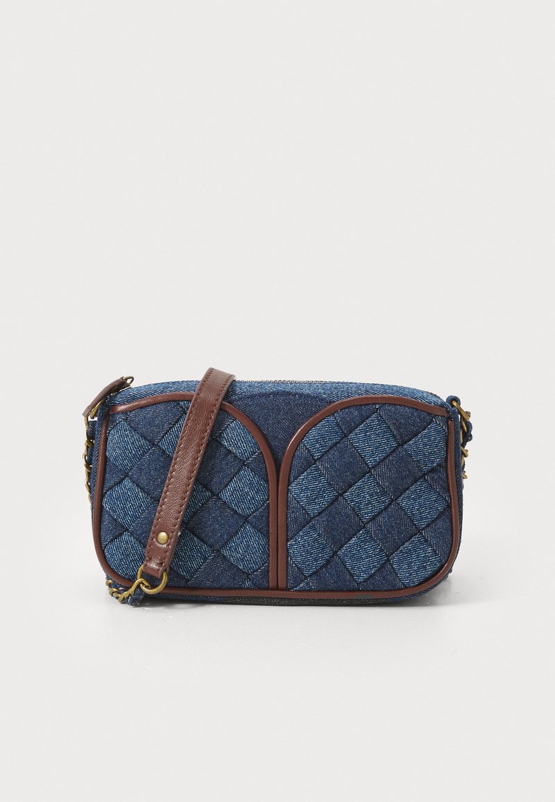 sessùn DIVINOU BRAIDED - Borsa a tracolla - denim blue
