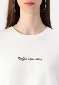 JJXX JXMILLOW LOOSE TEE - Marškinėliai su spaudiniu - bright white