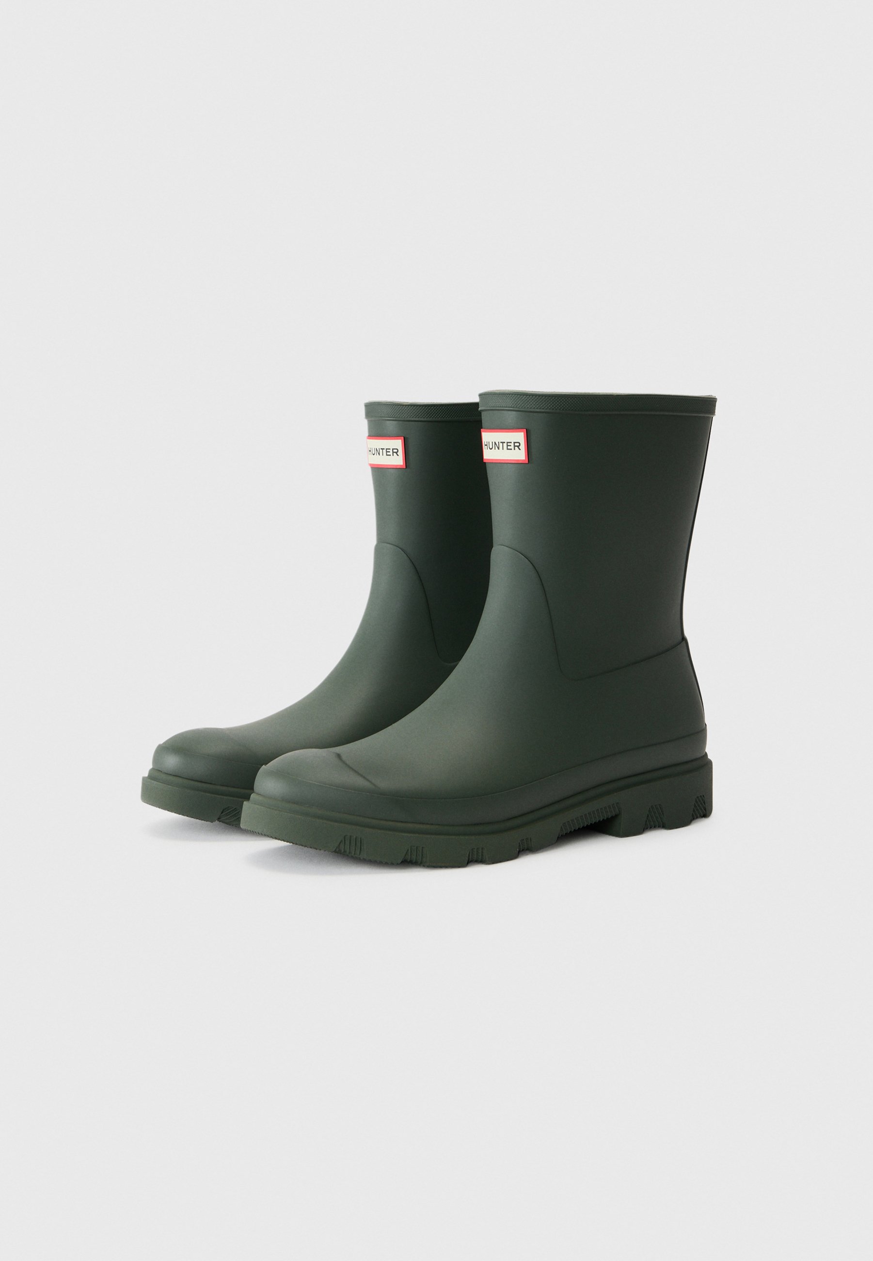 Hunter ORIGINAL DOWNPOUR SHORT BOOT UNISEX - Wellies - dark olive