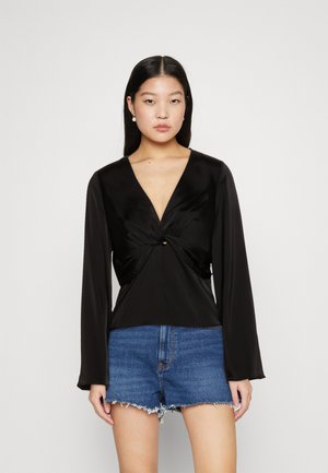Gina Tricot TWIST - Blouse - black