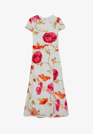 Reiss, REGULAR FIT - LYRA FLORAL-PRINT BELTED MIDI DRESS . - Dnevna haljina - ivory pink