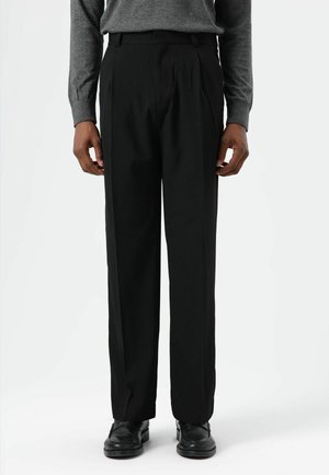 RELAXED FIT - Pantalon classique - black