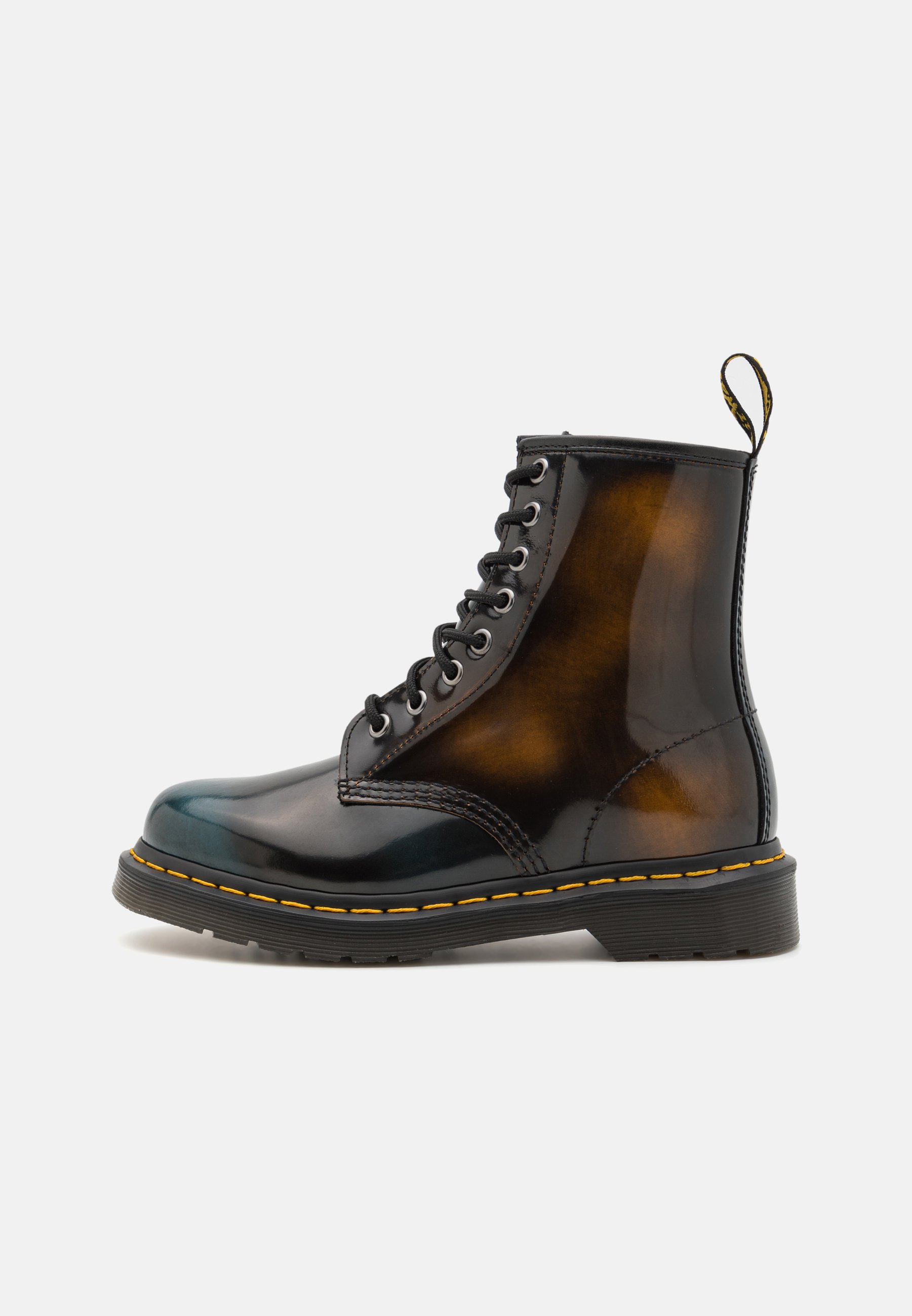 Dr. Martens Black Boots with Yellow Laces Got docs and added some yellow laces and it feels fucking  main image 2