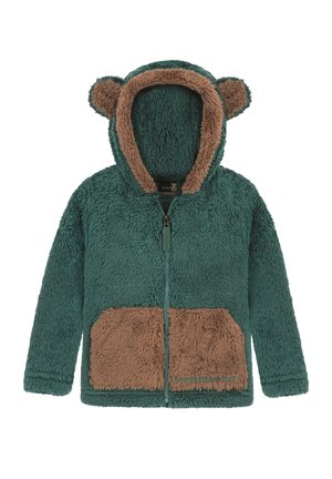 SHERPAFLEECE TEDDYJACKE BRAVAS - Fleecejacke - petrol