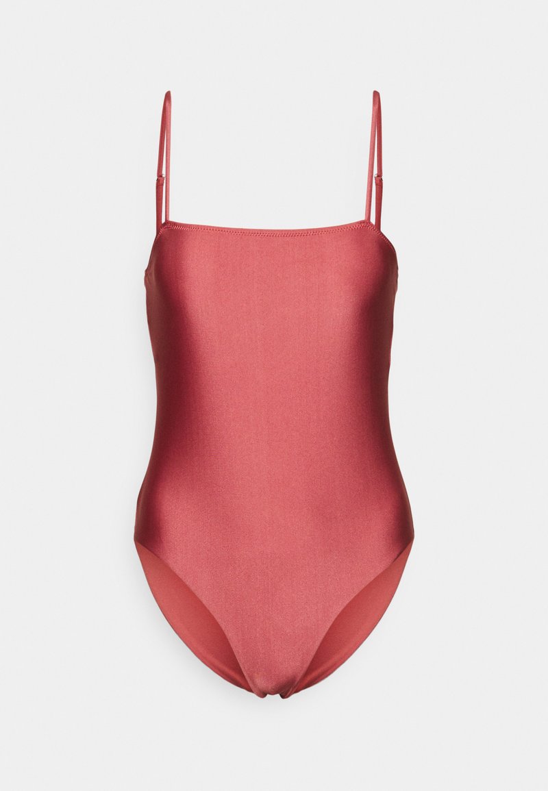 Pieces Badpak bordeauxrood Pieces Badpak bordeauxrood