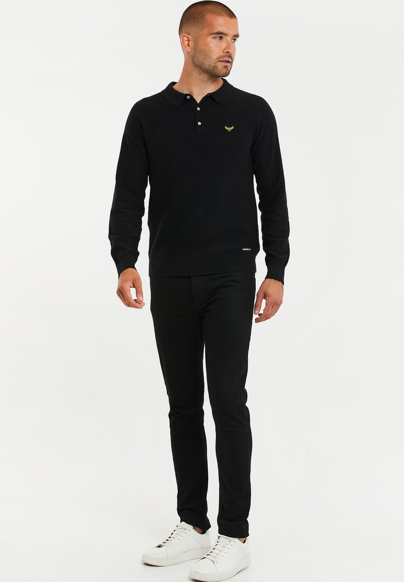 Threadbare THORTON Strickpullover jet black/schwarz Zalando.de