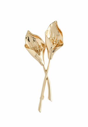 Next, FLOWER STEM BROOCH - Brooch - gold-coloured tone