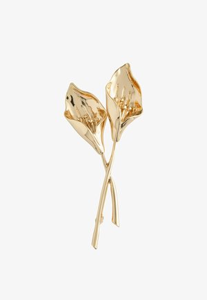 Next, FLOWER STEM BROOCH - Brooch - gold-coloured tone
