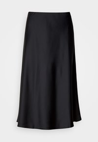 ARIEL MIDI SLIP SKIRT - Jupe trapèze - anthracite night