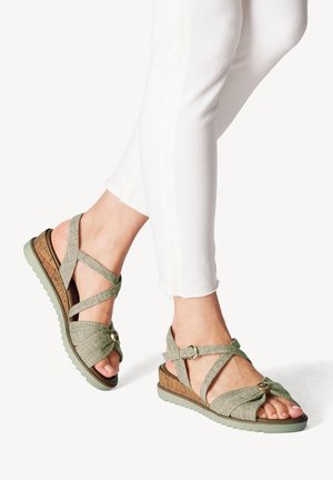 Tamaris Sandaler m/ kilehæl - nature