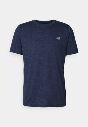 SPORT ESSENTIALS HEATHERTECH - T-Shirt sport - navy heather