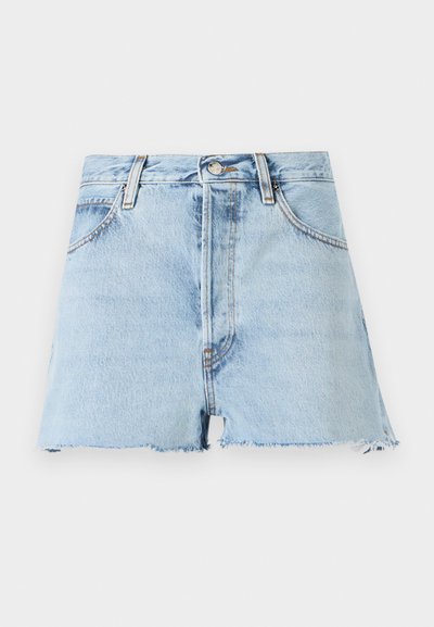 FRAME THE DARE - Denimové šortky - light blue