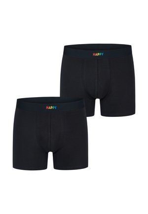 Happy Shorts 2 PACK - Kurze Boxershorts - black