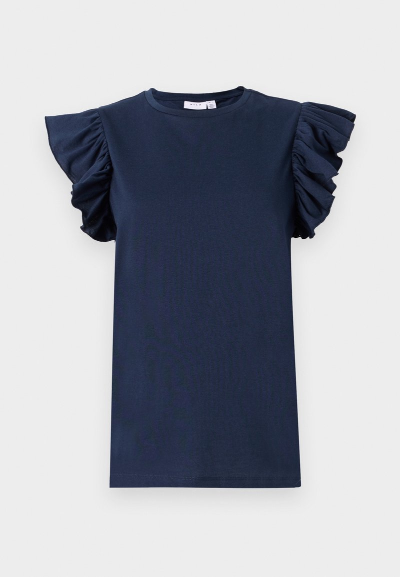 Vila T-shirt basic donkerblauw Vila T-shirt basic donkerblauw