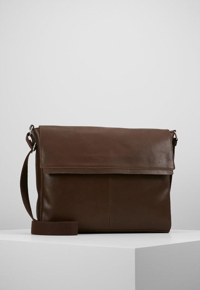 LEATHER - Stresskoffert - dark brown