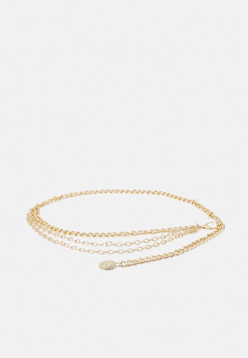 Pieces PCASHLEY WAIST CHAIN BELT Taillengürtel goldcoloured/goldfarben Zalando.de