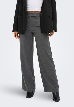 ONLDELUXE GERADE GESCHNITTEN - Bukse - medium grey melange