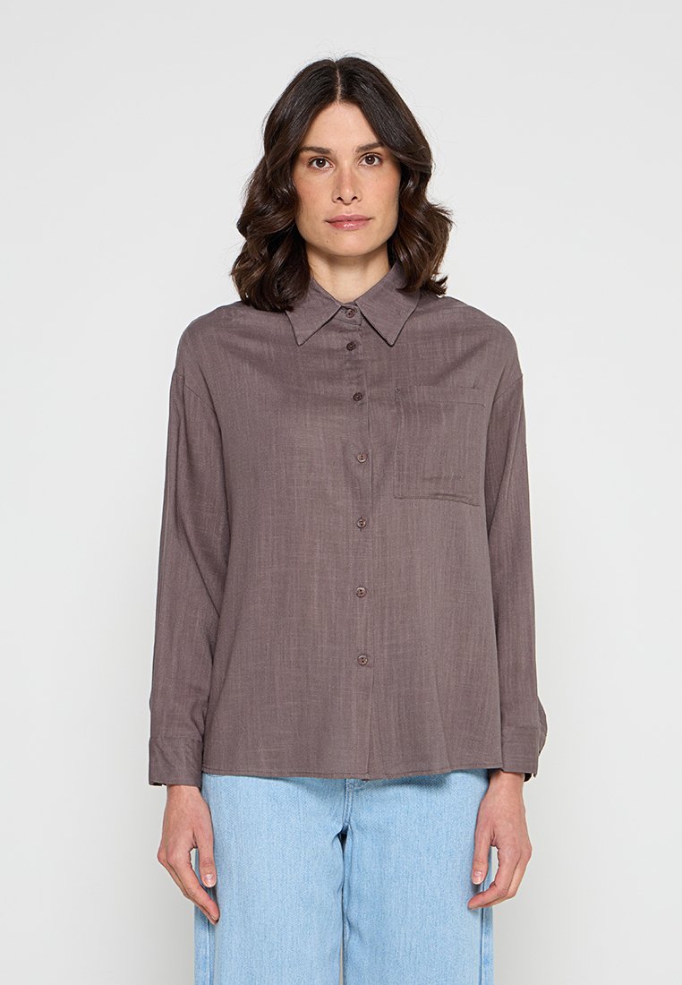 Le Jardin Du Lin Overhemdblouse bruin