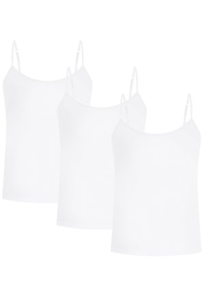 3X MODAL SPAGHETTI TOP - Débardeur - weiß