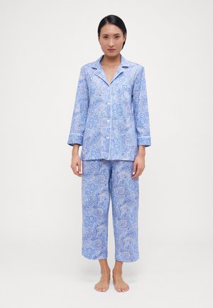 3/4 SLEEVE CLASSIC NOTCH COLLAR - Nattplagg set - blue