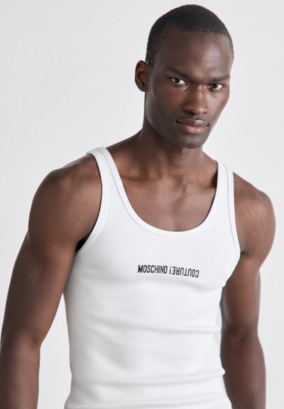 MOSCHINO CANOTTA - Top - fantasia bianco