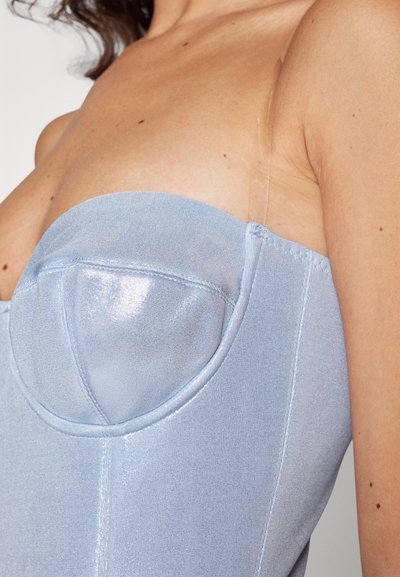 Norma Kamali CORSET MIO - Swimsuit - misty blue