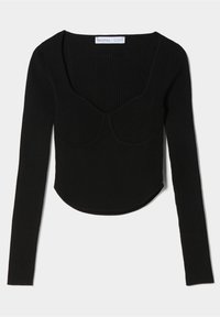 Bershka Långärmad tröja - black