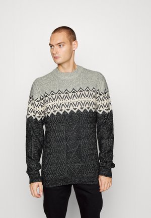 CABLE - Svetr - black mix