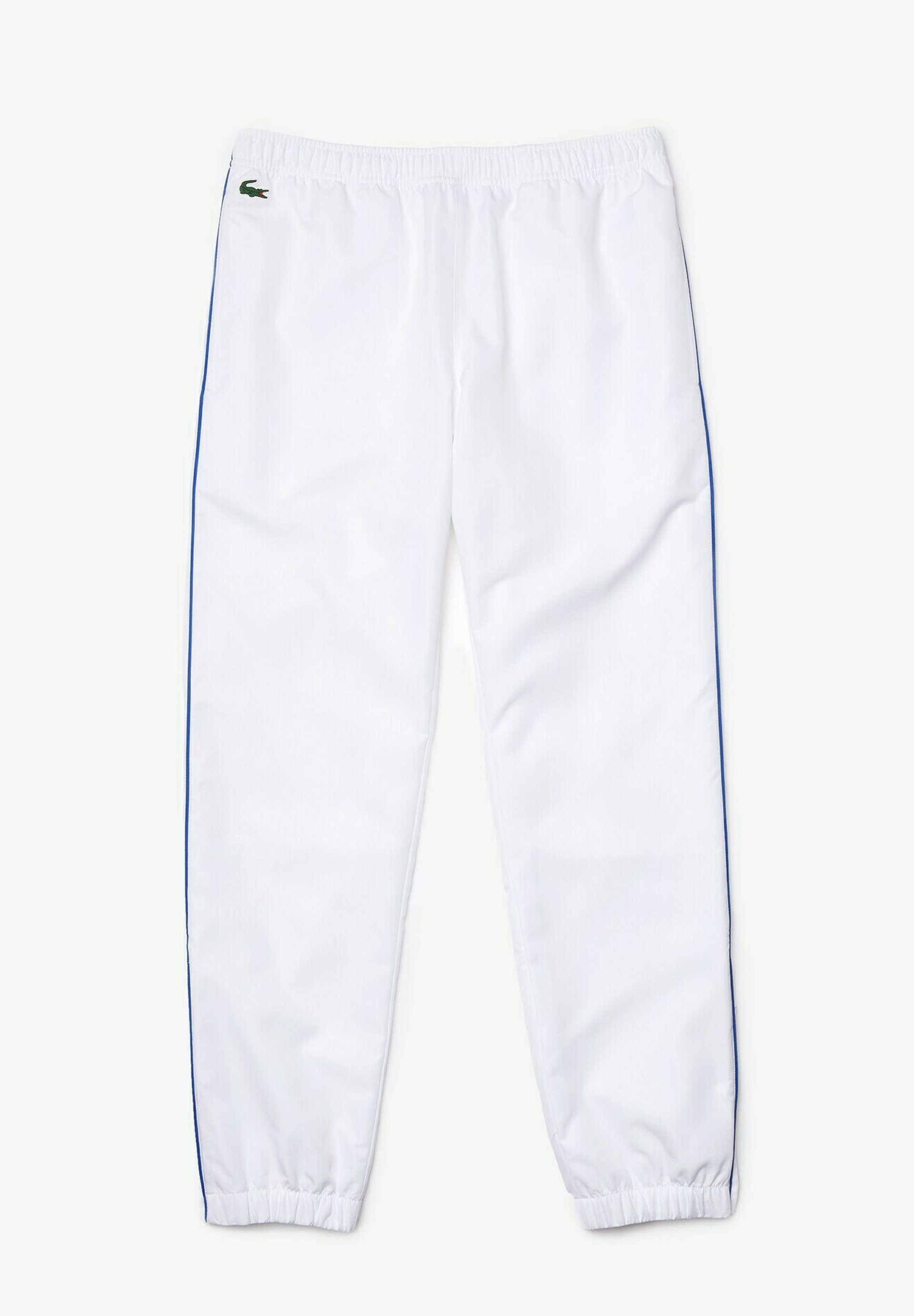 lacoste blanche et bleu