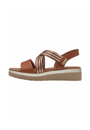 Tamaris COMFORT  - Sandales compensées - nut glam