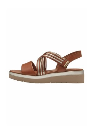 COMFORT  - Sandalias de cuña - nut glam