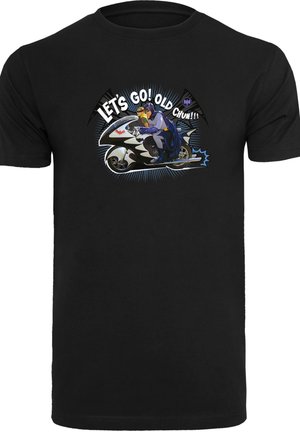 BATMAN TV SERIE BAT BIKE VINTAGE OLDSCHOOL SUPERHELD - Print T-shirt - black