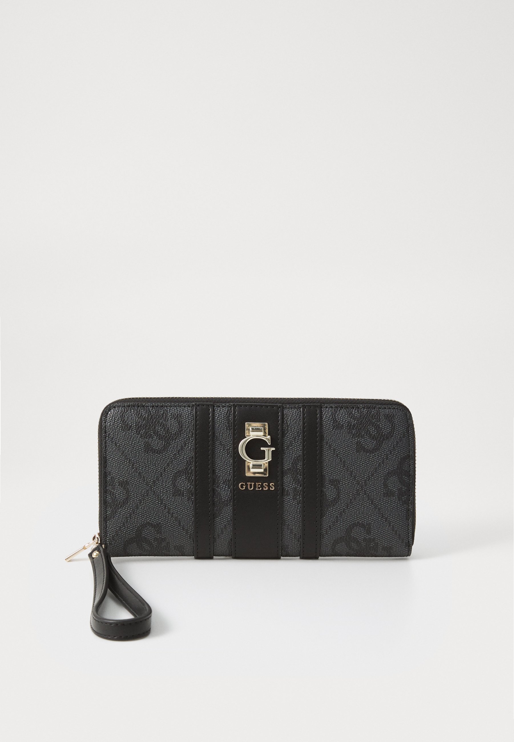 ERENIG QUATRO G LARGE WALLET CLOUD WASH GUESS LOGO BLACK
