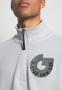 G-STAR JIRGI HALF ZIP - Camisola - grey