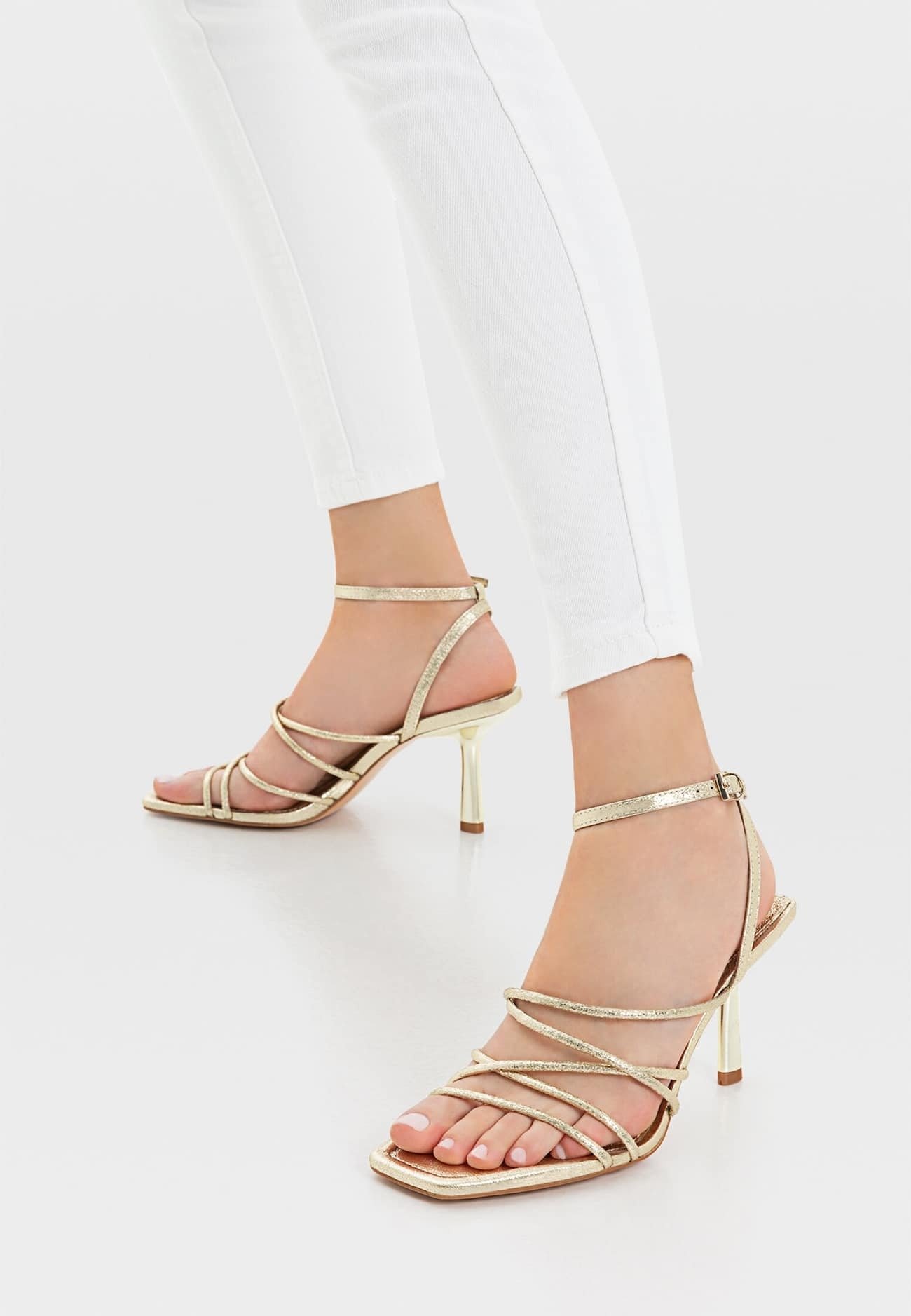 Stradivarius Sandali - gold/dorato - Zalando.it
