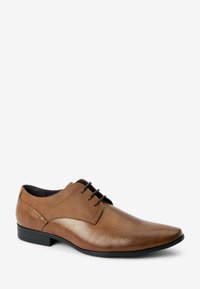 Next WIDE FIT - Alkalmi fűzős cipők - tan brown