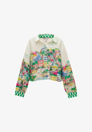 Joules, REGULAR FIT - SELENA PRINTED LONG SLEEVE SHIRT . - Skjortebluser - coastal scene print