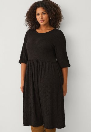 GEKNITTERTES - Day dress - schwarz