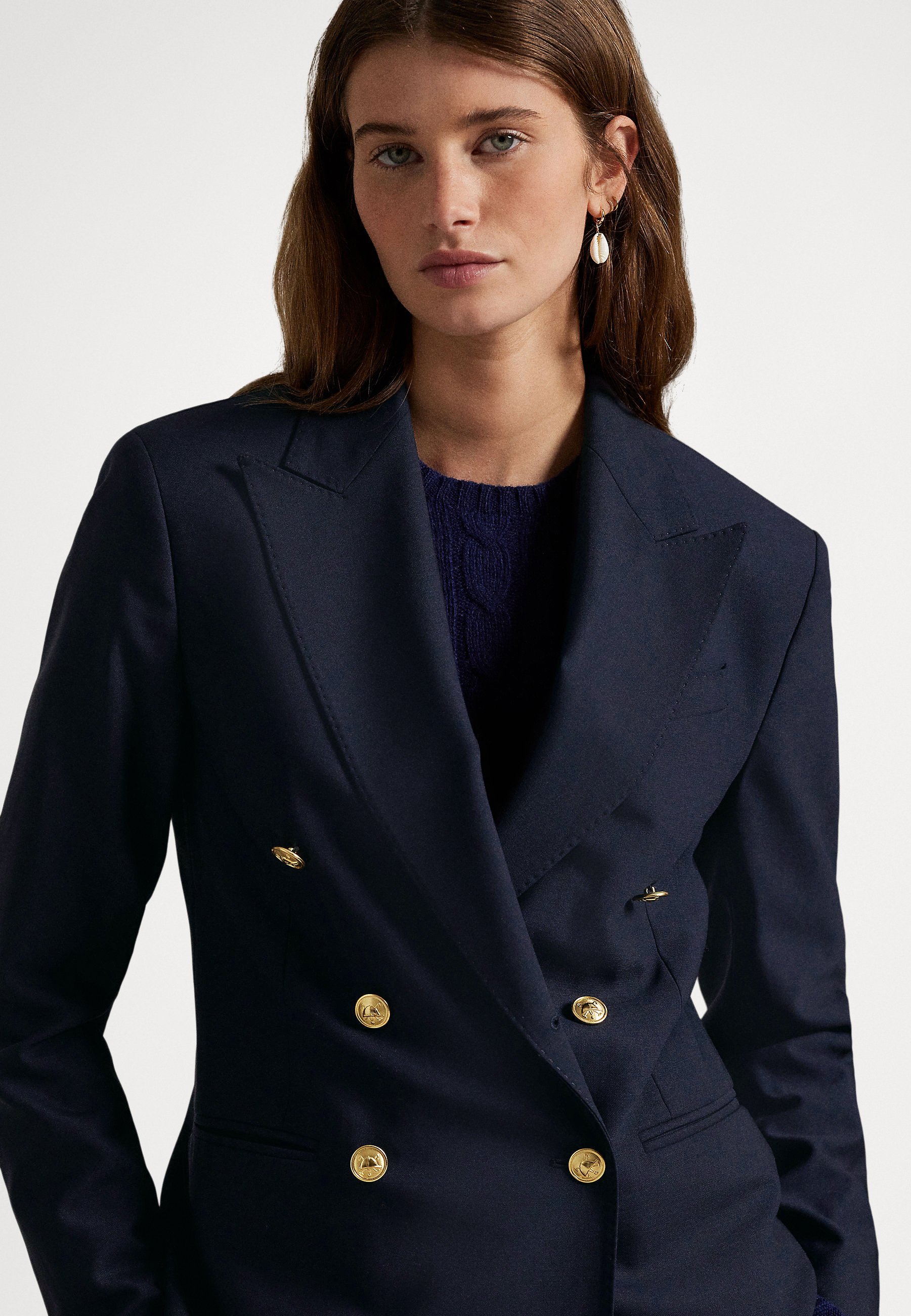 Polo Ralph Lauren DOUBLE-BREASTED STRETCH-WOOL BLAZER - Blazer