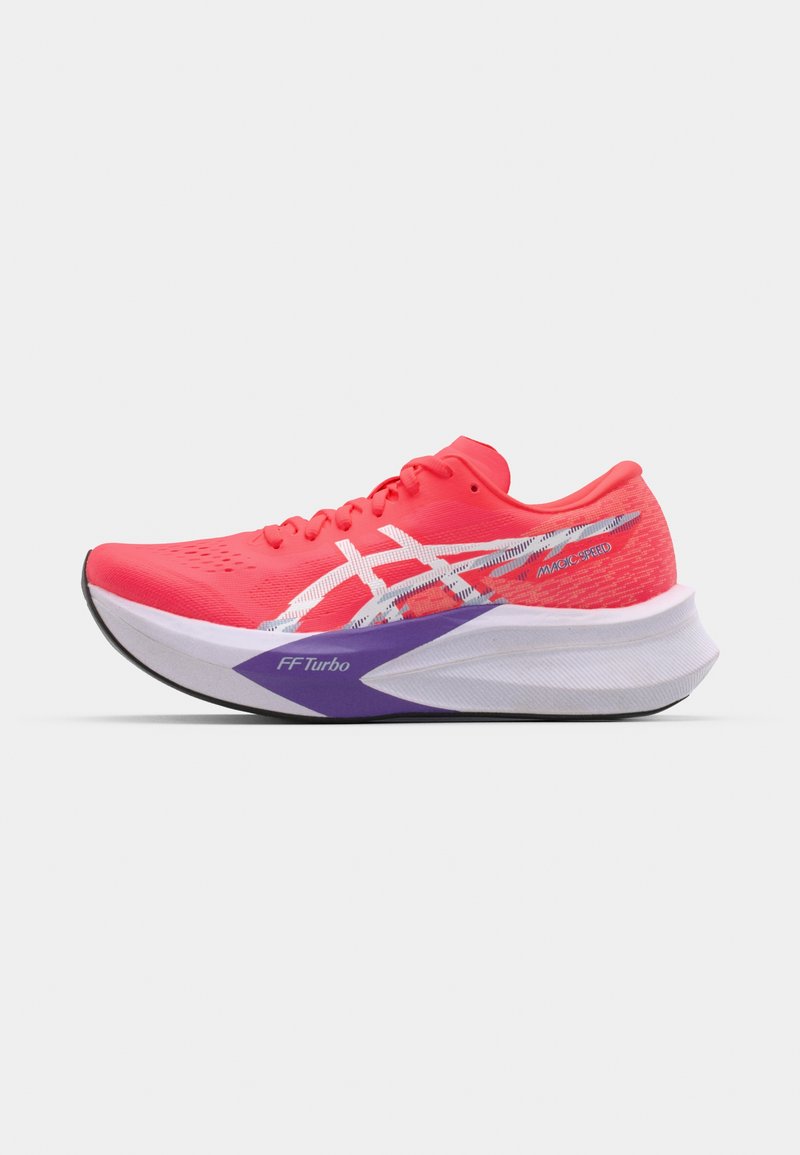 ASICS MAGIC SPEED 4 - Scarpe da corsa su strada - flash red/white/rosso ...