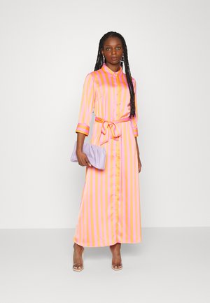 YASSIENNA 3/4 LONG SHIRT DRESS - Shirt dress - fuchsia pink/bird of paradise