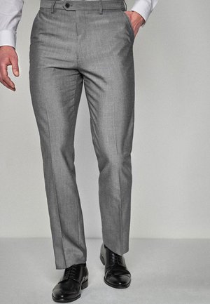 SUIT TROUSERS REGULAR FIT - Anzughose - grey