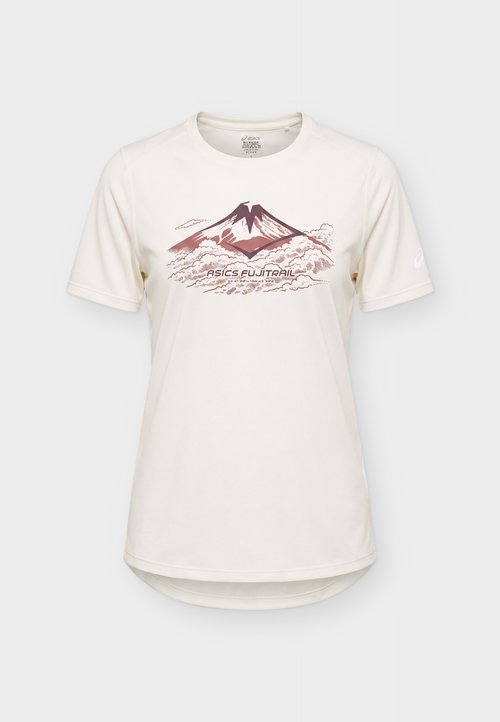 ASICS FUJITRAIL LOGO - Sports T-shirt - cream — photo 5