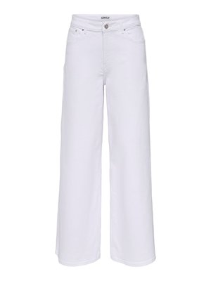 ONLY, Wide-fit ONLFRANCESCA Mid waist Wide Leg Fit - Wide Leg - white denim