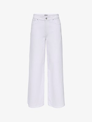 ONLY, Wide-fit ONLFRANCESCA Mid waist Wide Leg Fit - Wide Leg - white denim