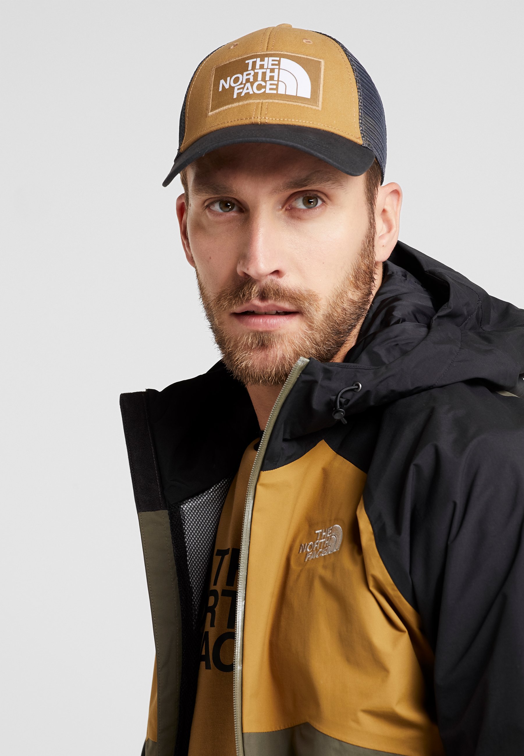 north face mudder trucker hat black