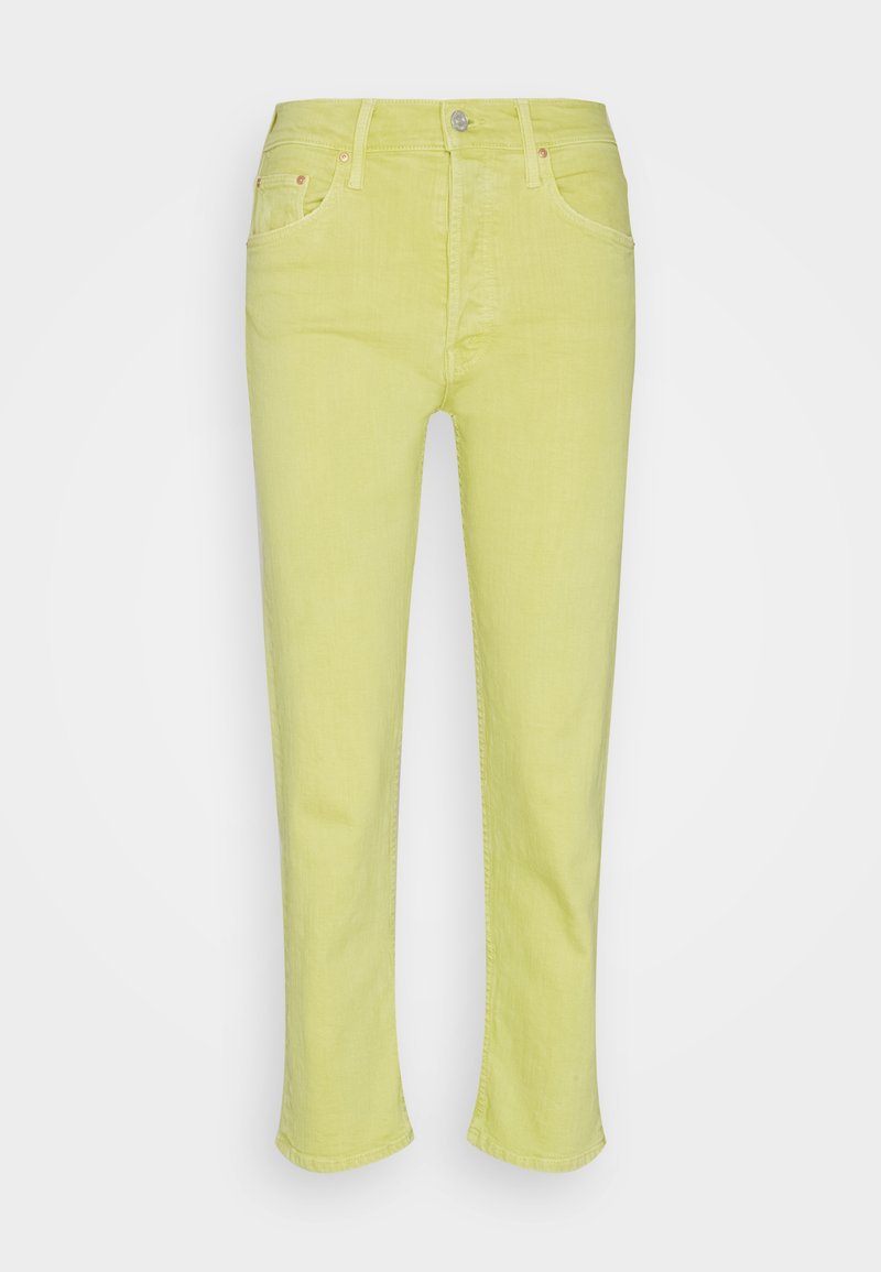 Mother Straight leg jeans geel